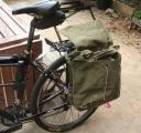 Bike army bag panniers